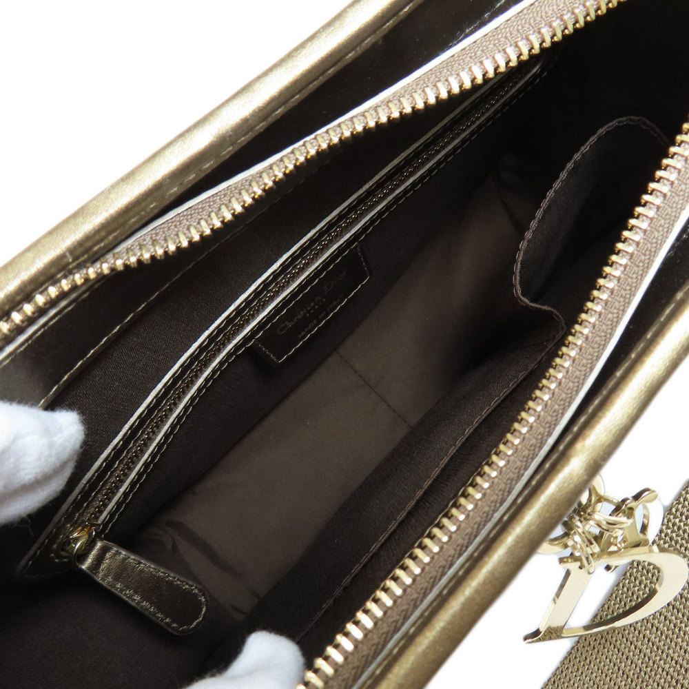 Christian Dior Nylon Cannage Stitch Logo Charm Shoulder Bag - Picture 5 of 9